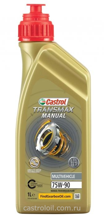 Трансмиссионное масло Castrol Transmax Manual Multivehicle 75W-90 купить в  Москве по низкой цене